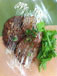 鶏肝と豆腐のひとくちお好み焼き