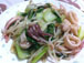 赤イカと青梗菜の中華炒め